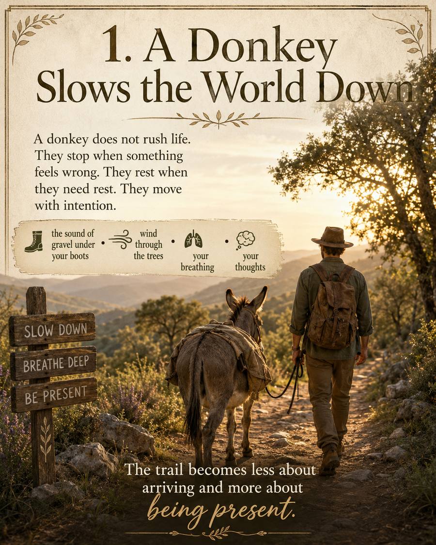 A Donkey Slows the World Down