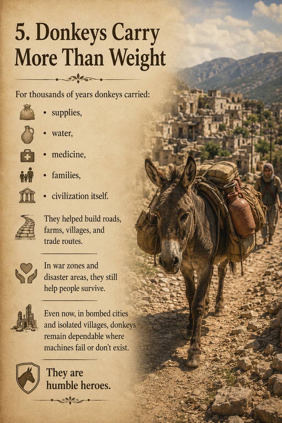 Donkeys Carry More Than Weight